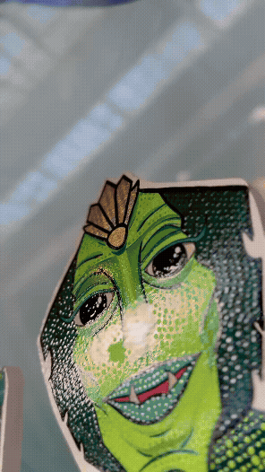 Detail GIF - Gill from the Black Lagoon from Monsters Collection by Stoofy