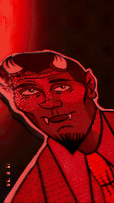 Devil Glitch GIF The Devil is in The Detail - Monsters Collection by Stoofy