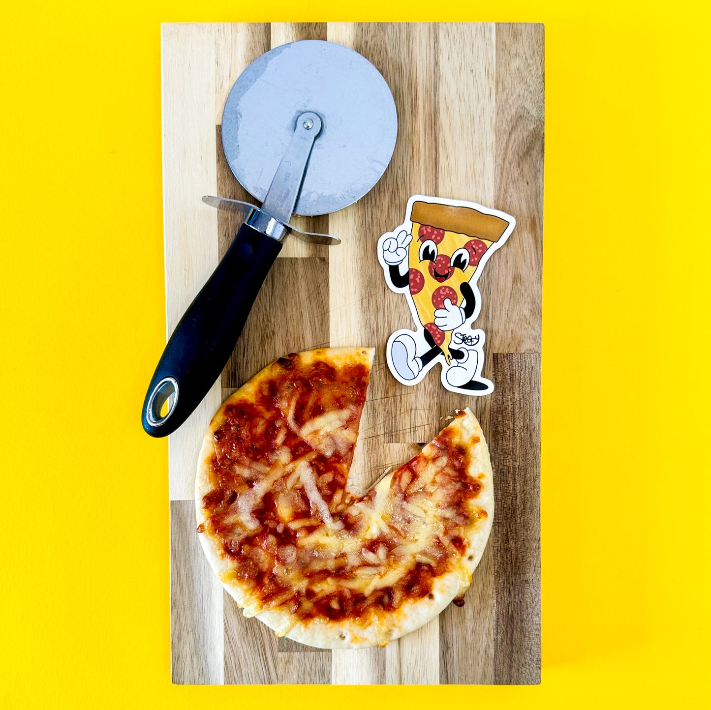 "Pizza Pal" Die-Cut Vinyl Sticker