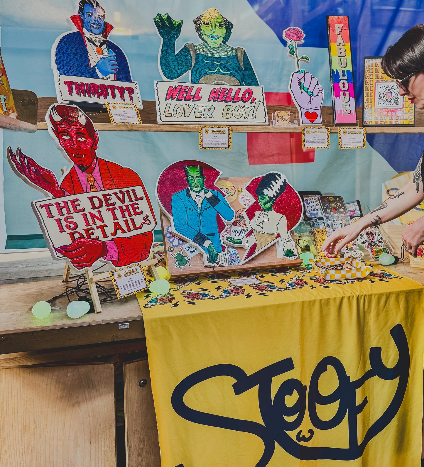 Each artwork from Monsters Collection by Stoofy displayed together