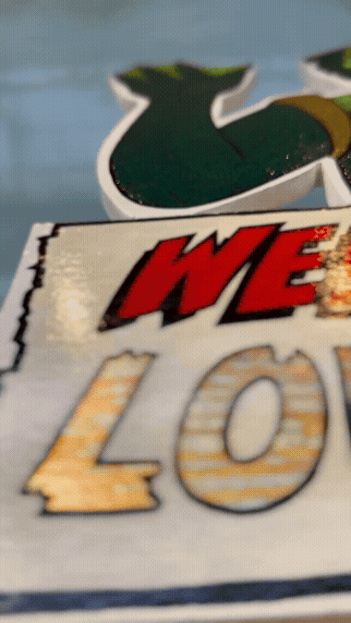 Signwriting - Well hello, Lover Boy! From Monsters Collection by Stoofy