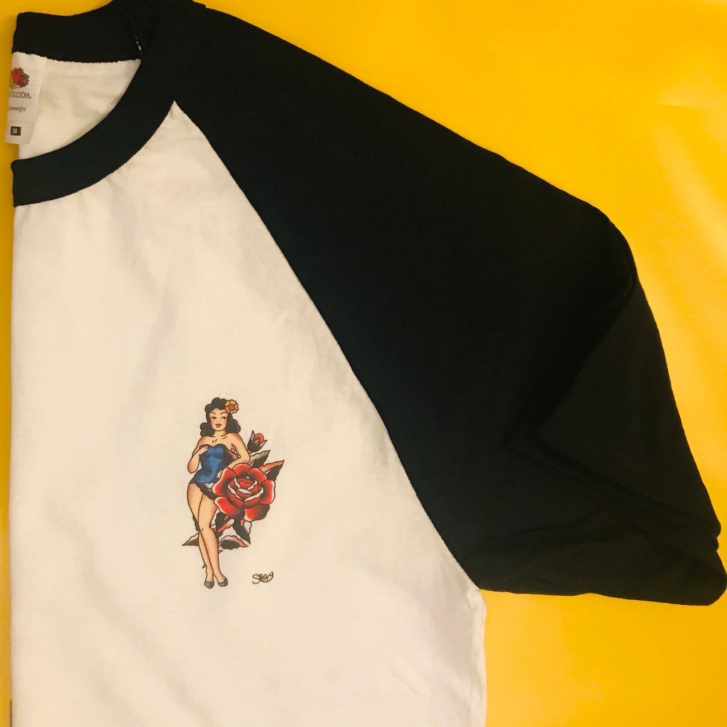 Well Hello There! Pin Up Baseball Tee - The SToOFy Store