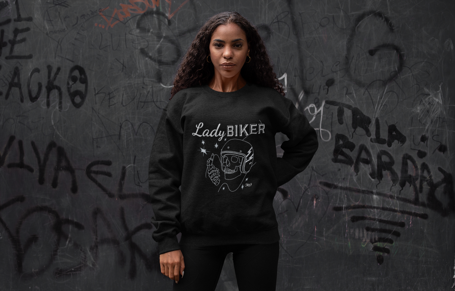 Lady Biker Sweatshirt - The SToOFy Store