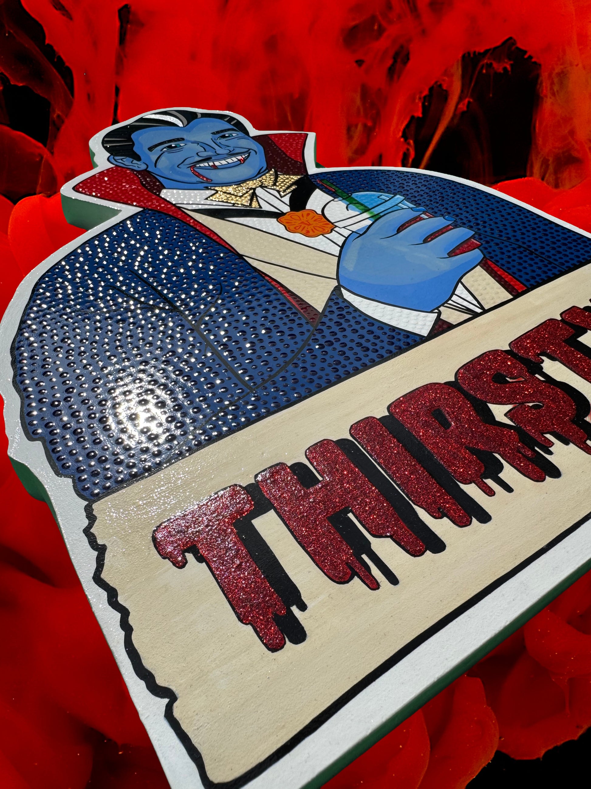 So smooth but don’t trust him - don’t drink the coolaid - Thirsty? From Monsters Collection by Stoofy