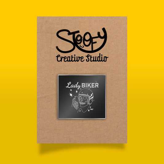Lady Biker Badge - The SToOFy Store