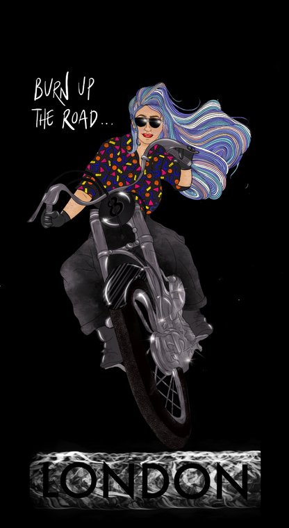 Burn Up the Road T-shirt - The SToOFy Store