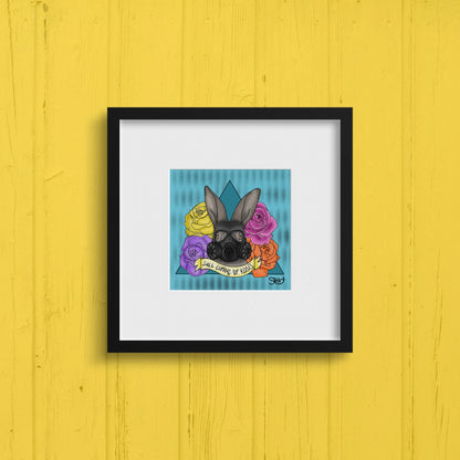 "S'all Coming Up Roses" Square Art Print - STOOFY